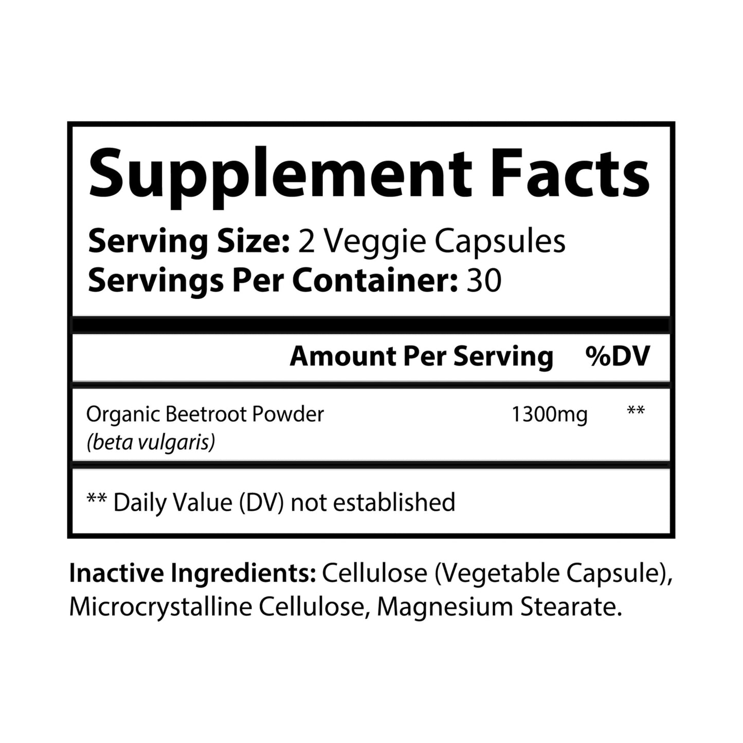 Herbal Turtle: Beet Boost – Organic Beetroot Supplement (60 Capsules, 1300mg per Serving) - TurtleCraft Studio