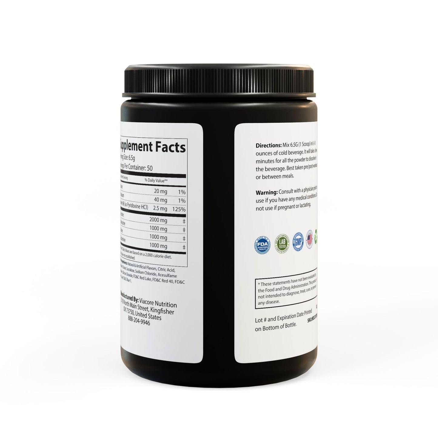 Herbal Turtle: Power Surge BCAA – Grape (325g, 45 Servings) - TurtleCraft Studio | TurtleCraft Studio