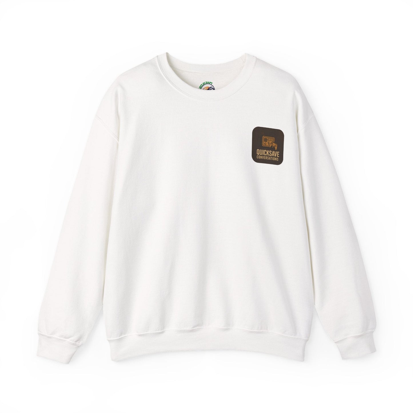 Quicksave Cozy Gaming Crewneck — Unisex Heavy Blend Sweatshirt - TurtleCraft Studio | TurtleCraft Studio