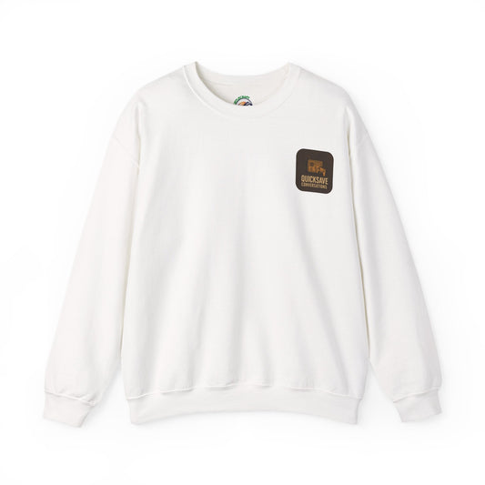 Quicksave Cozy Gaming Crewneck — Unisex Heavy Blend Sweatshirt - TurtleCraft Studio | TurtleCraft Studio
