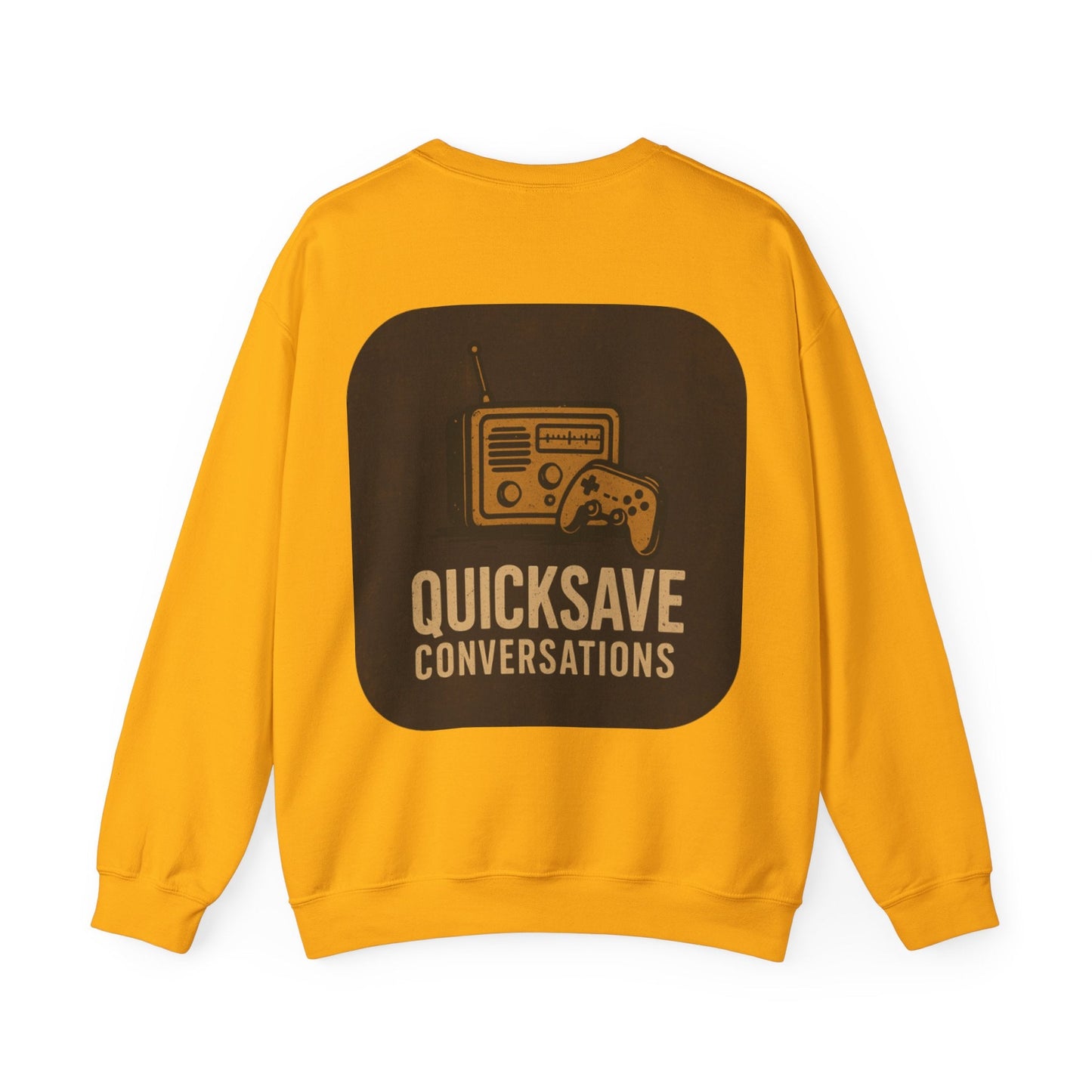 Quicksave Cozy Gaming Crewneck — Unisex Heavy Blend Sweatshirt - TurtleCraft Studio | TurtleCraft Studio
