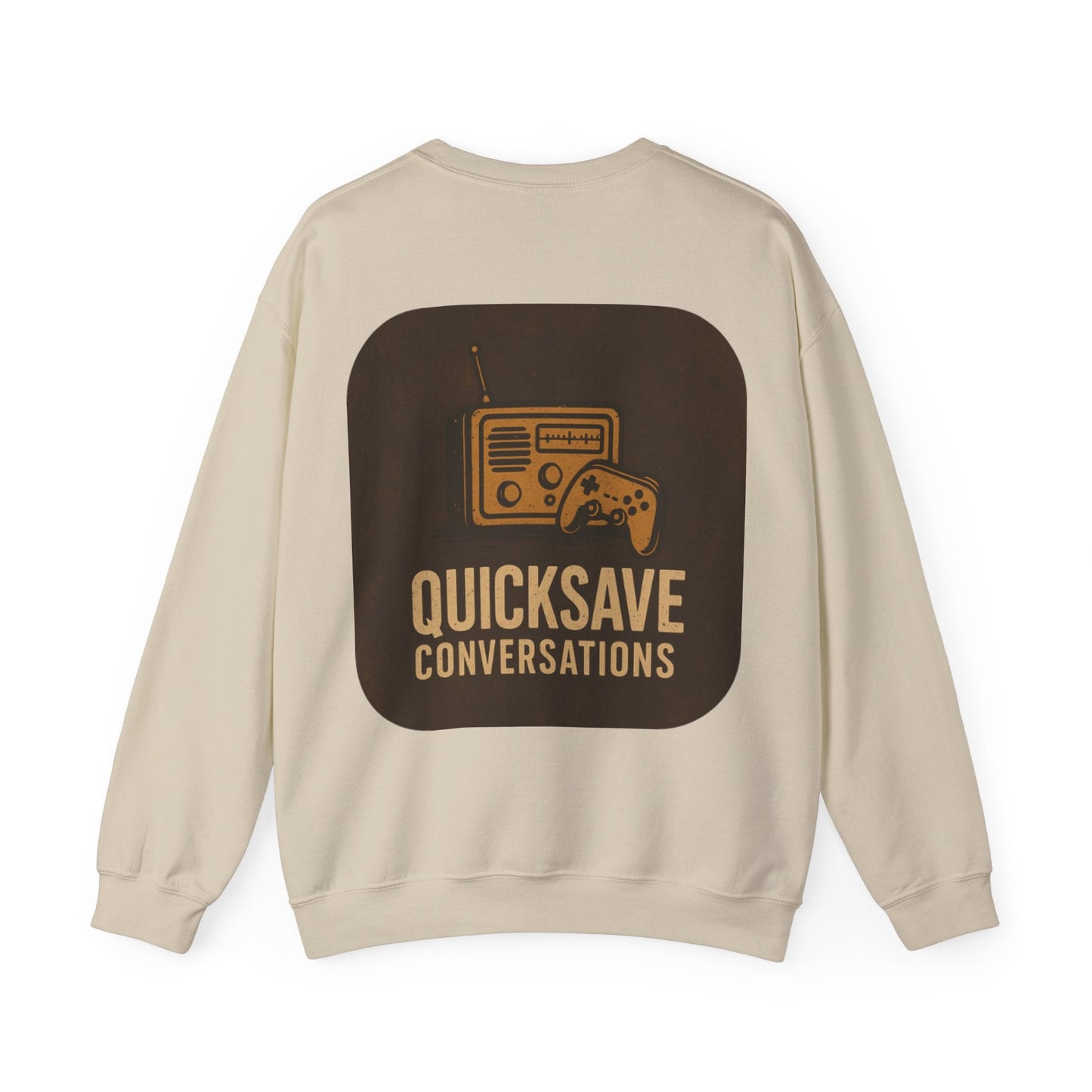 Quicksave Cozy Gaming Crewneck — Unisex Heavy Blend Sweatshirt - TurtleCraft Studio | TurtleCraft Studio