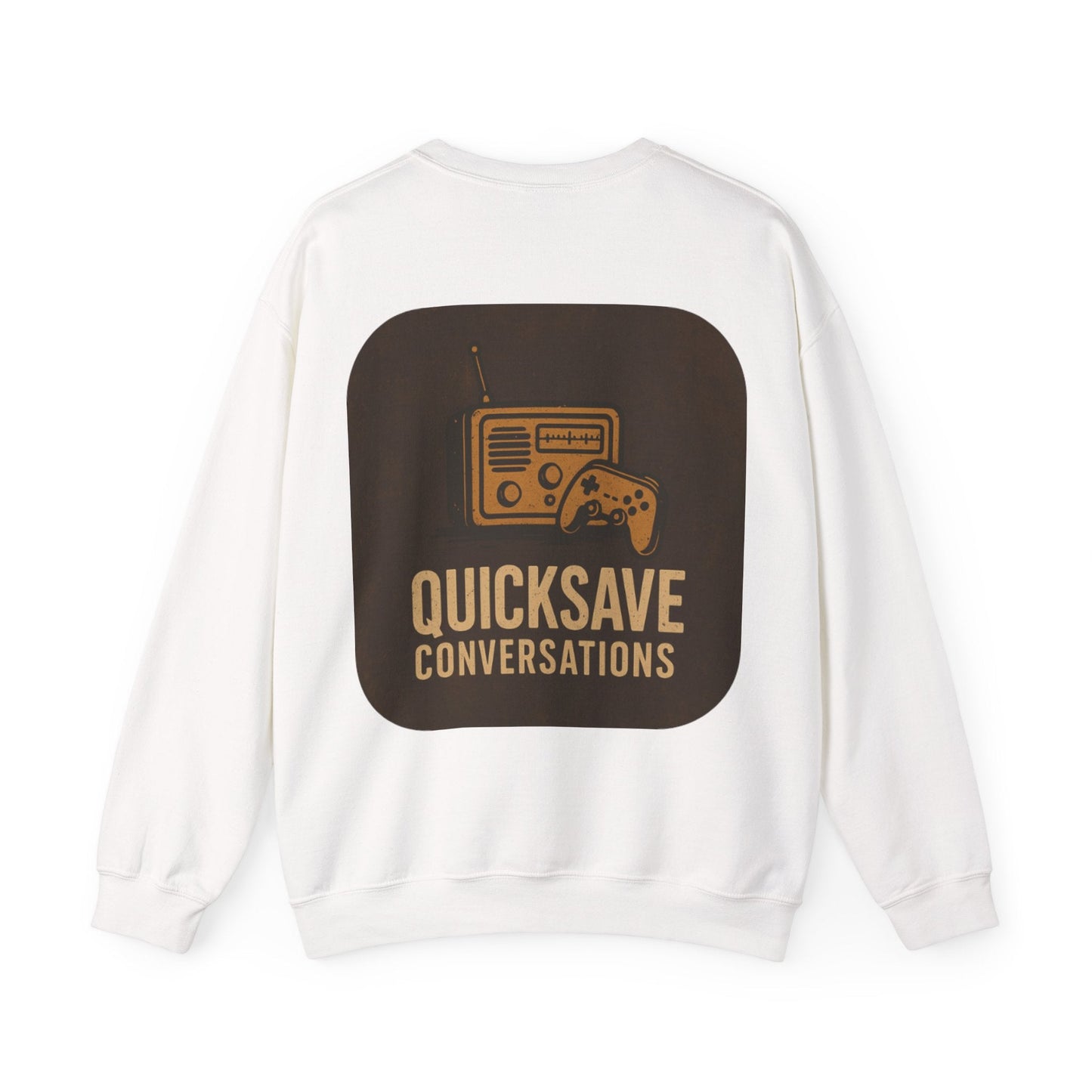 Quicksave Cozy Gaming Crewneck — Unisex Heavy Blend Sweatshirt - TurtleCraft Studio | TurtleCraft Studio