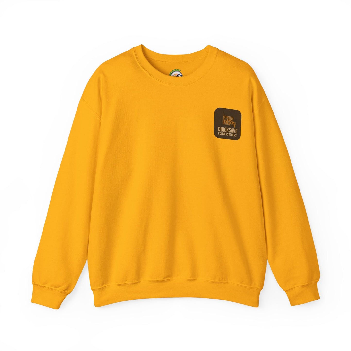 Quicksave Cozy Gaming Crewneck — Unisex Heavy Blend Sweatshirt - TurtleCraft Studio | TurtleCraft Studio
