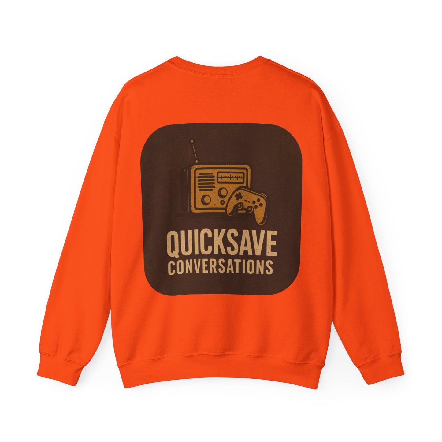 Quicksave Cozy Gaming Crewneck — Unisex Heavy Blend Sweatshirt - TurtleCraft Studio | TurtleCraft Studio