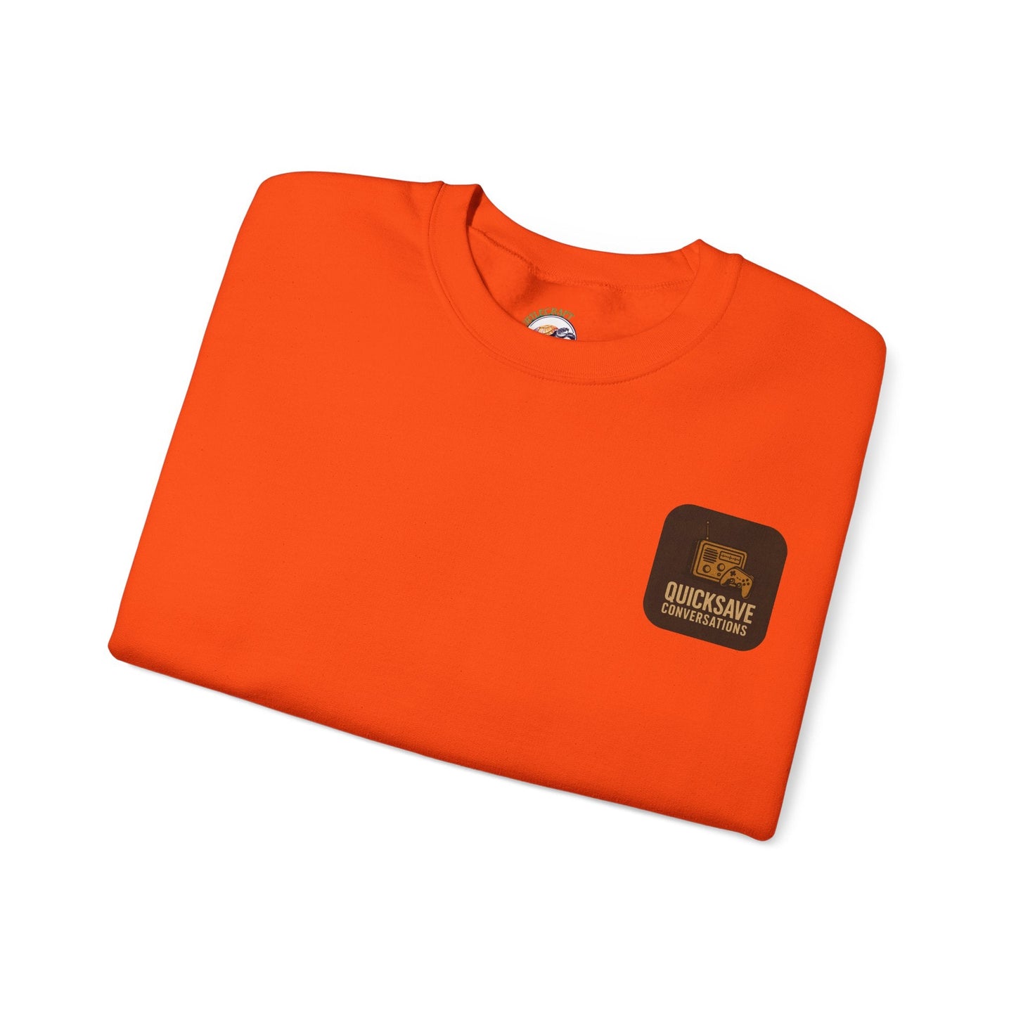 Quicksave Cozy Gaming Crewneck — Unisex Heavy Blend Sweatshirt - TurtleCraft Studio | TurtleCraft Studio