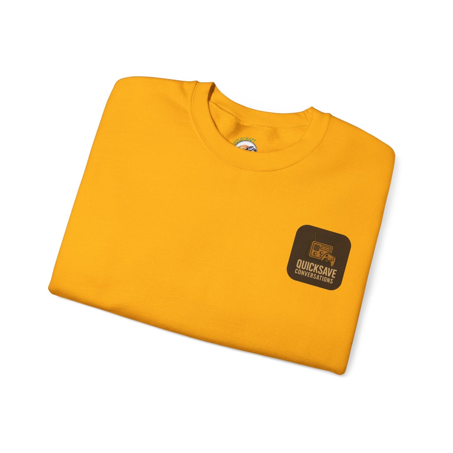 Quicksave Cozy Gaming Crewneck — Unisex Heavy Blend Sweatshirt - TurtleCraft Studio | TurtleCraft Studio