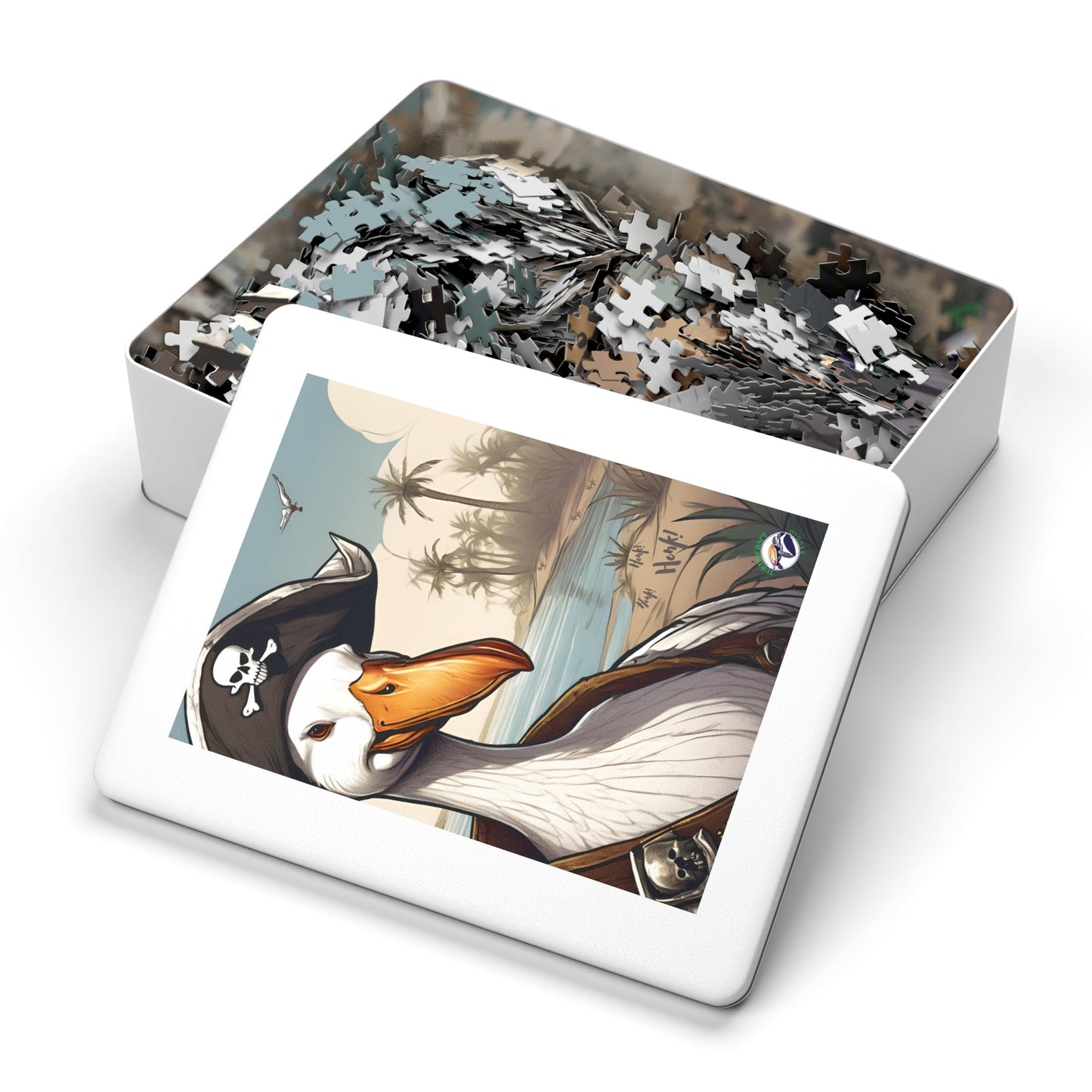 TurtleCraft Creations |"HONK if Ye Be a Pirate" Scene Puzzle - TurtleCraft Studio | TurtleCraft Studio
