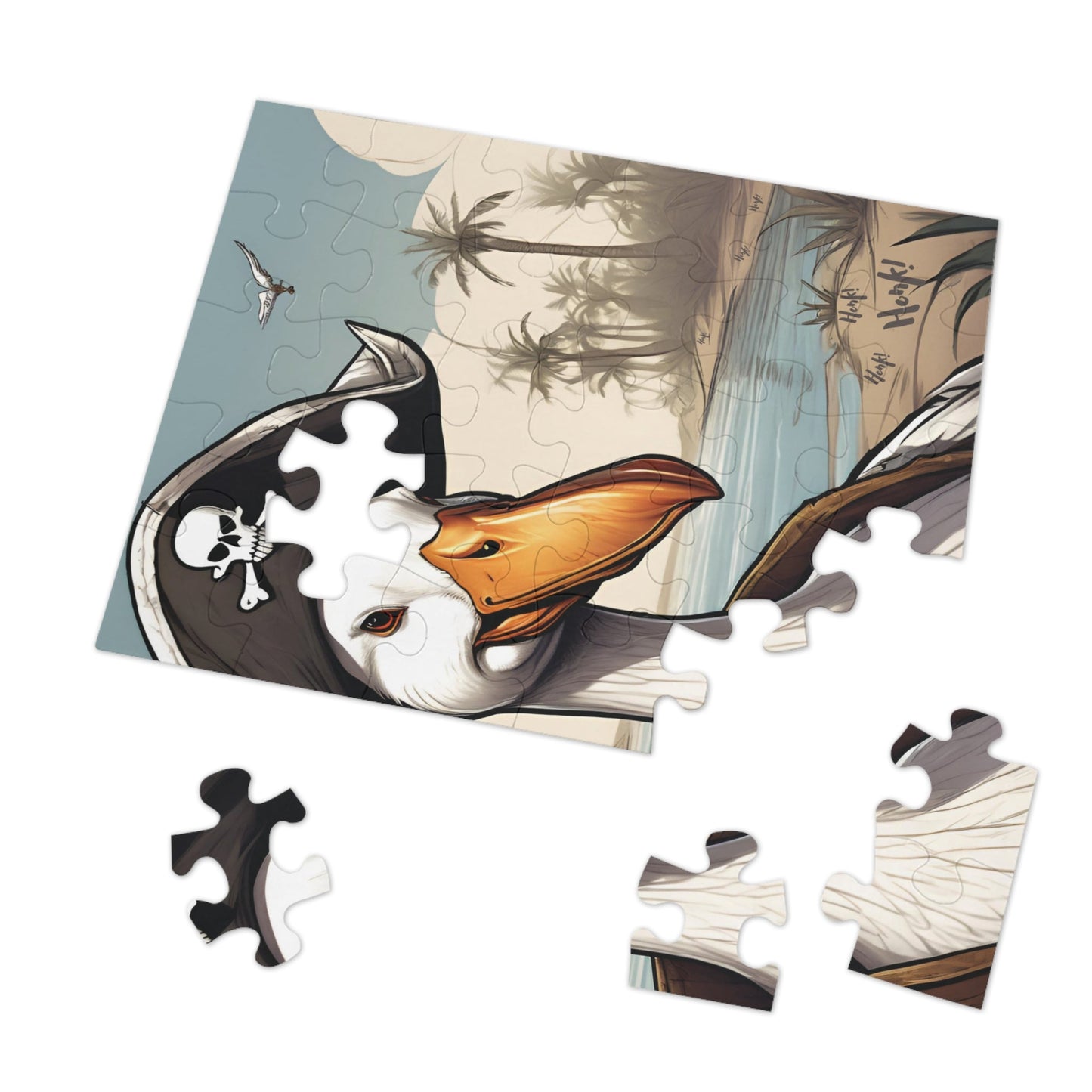 TurtleCraft Creations |"HONK if Ye Be a Pirate" Scene Puzzle - TurtleCraft Studio | TurtleCraft Studio