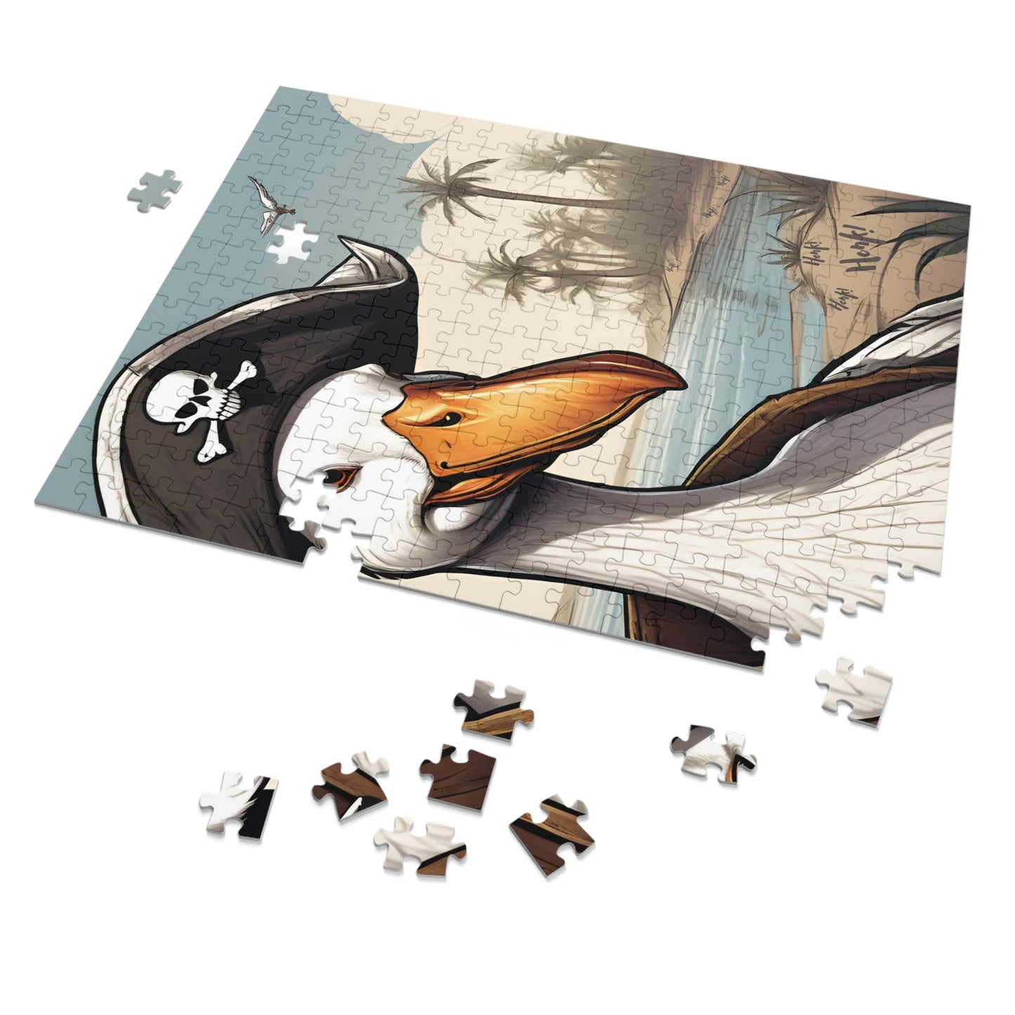 TurtleCraft Creations |"HONK if Ye Be a Pirate" Scene Puzzle - TurtleCraft Studio | TurtleCraft Studio
