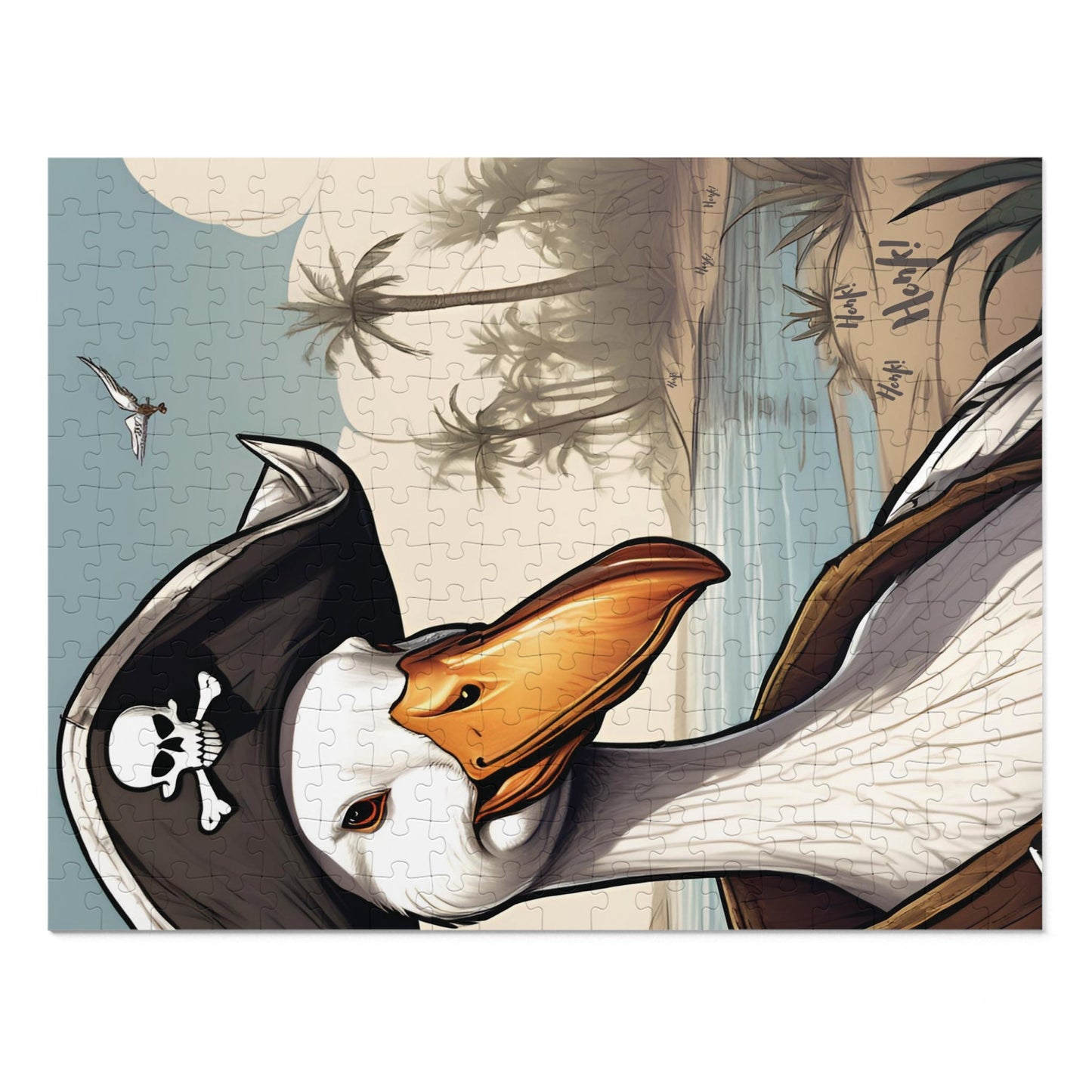 TurtleCraft Creations |"HONK if Ye Be a Pirate" Scene Puzzle - TurtleCraft Studio | TurtleCraft Studio