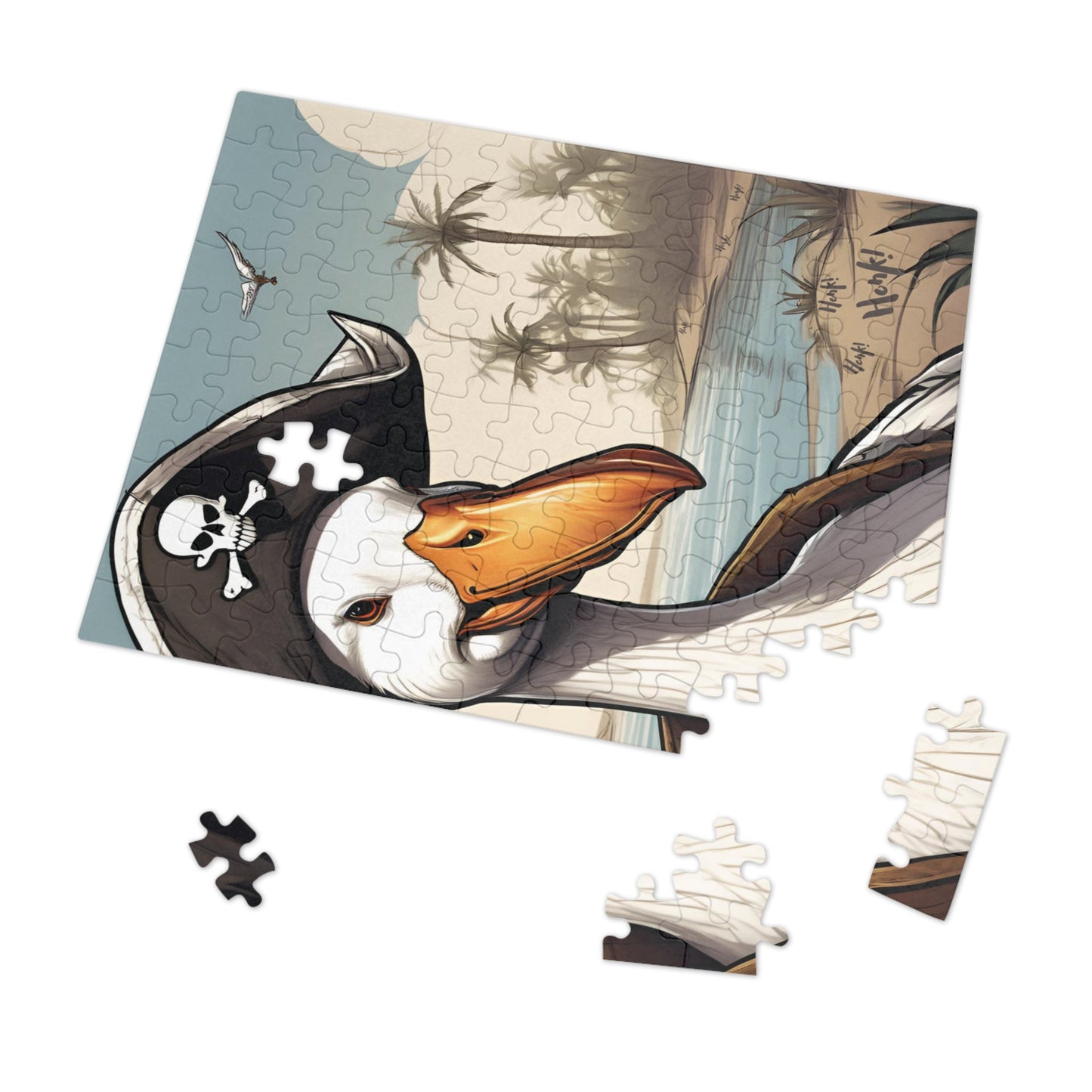 TurtleCraft Creations |"HONK if Ye Be a Pirate" Scene Puzzle - TurtleCraft Studio | TurtleCraft Studio