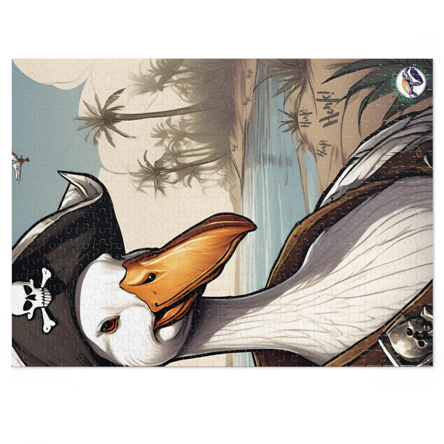 TurtleCraft Creations |"HONK if Ye Be a Pirate" Scene Puzzle - TurtleCraft Studio | TurtleCraft Studio