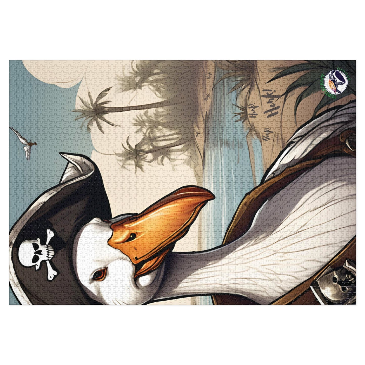 TurtleCraft Creations |"HONK if Ye Be a Pirate" Scene Puzzle - TurtleCraft Studio | TurtleCraft Studio