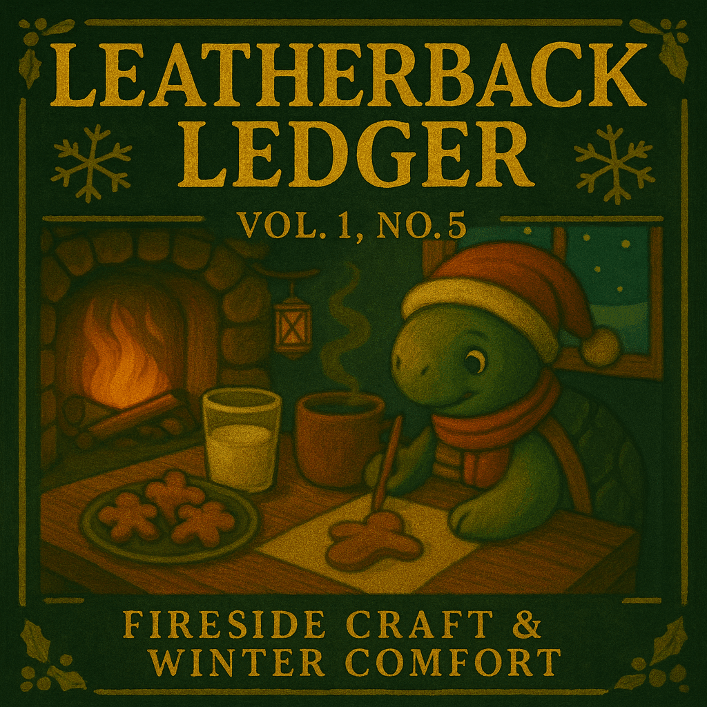 Ledger Vol.1 No.05 — Fireside Craft & Winter Comfort - TurtleCraft Studio