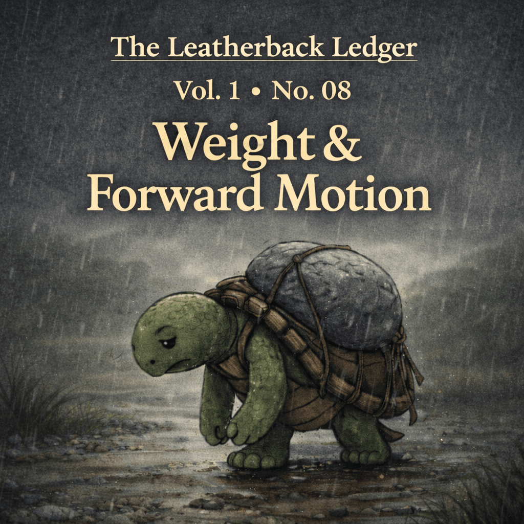 The Leatherback Ledger Vol. 1 - No. 08 - Weight & Forward Motion - TurtleCraft Studio