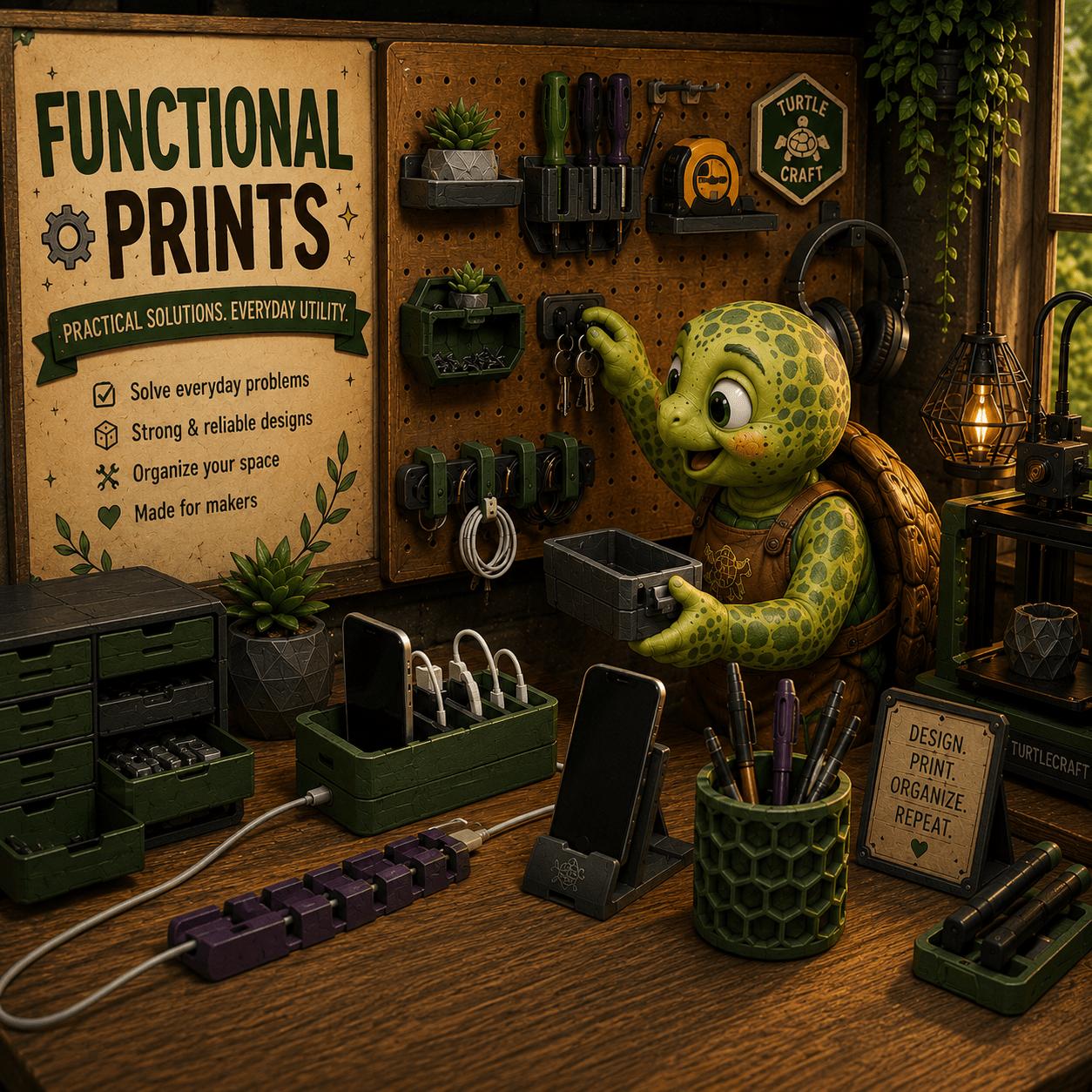 Functional Prints - TurtleCraft Studio