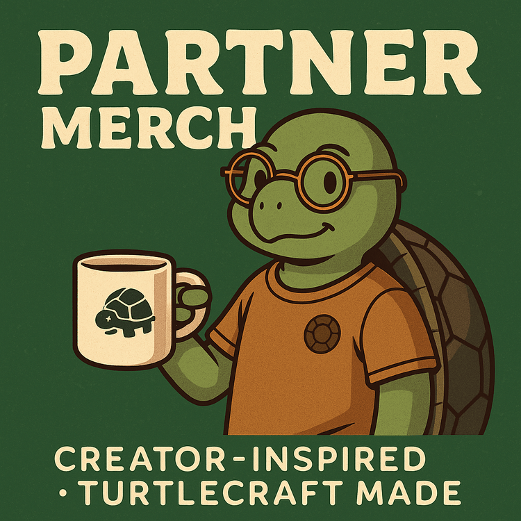 Partner Merch – Creator-Inspired & TurtleCraft Made