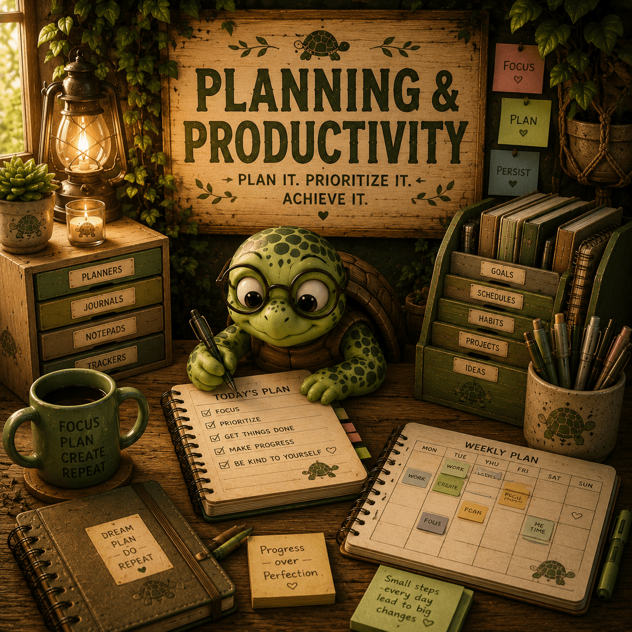 Planning & Productivity - TurtleCraft Studio