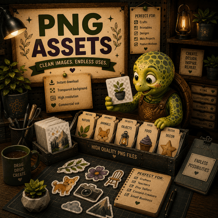 PNG Assets - TurtleCraft Studio