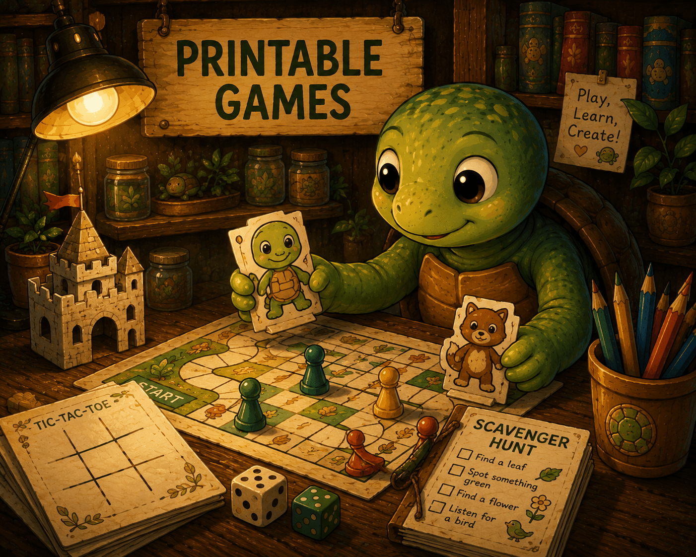 Printable Games - TurtleCraft Studio