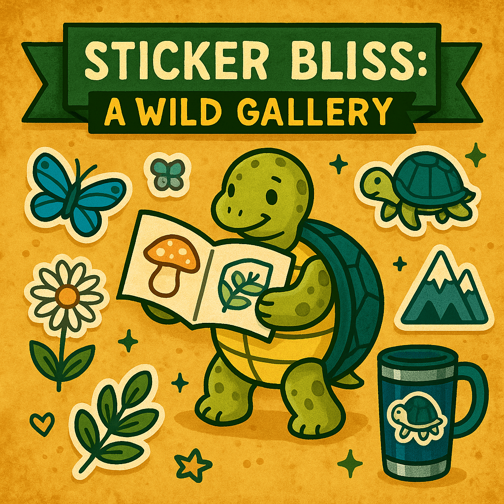 Sticker Bliss: A Wild Gallery