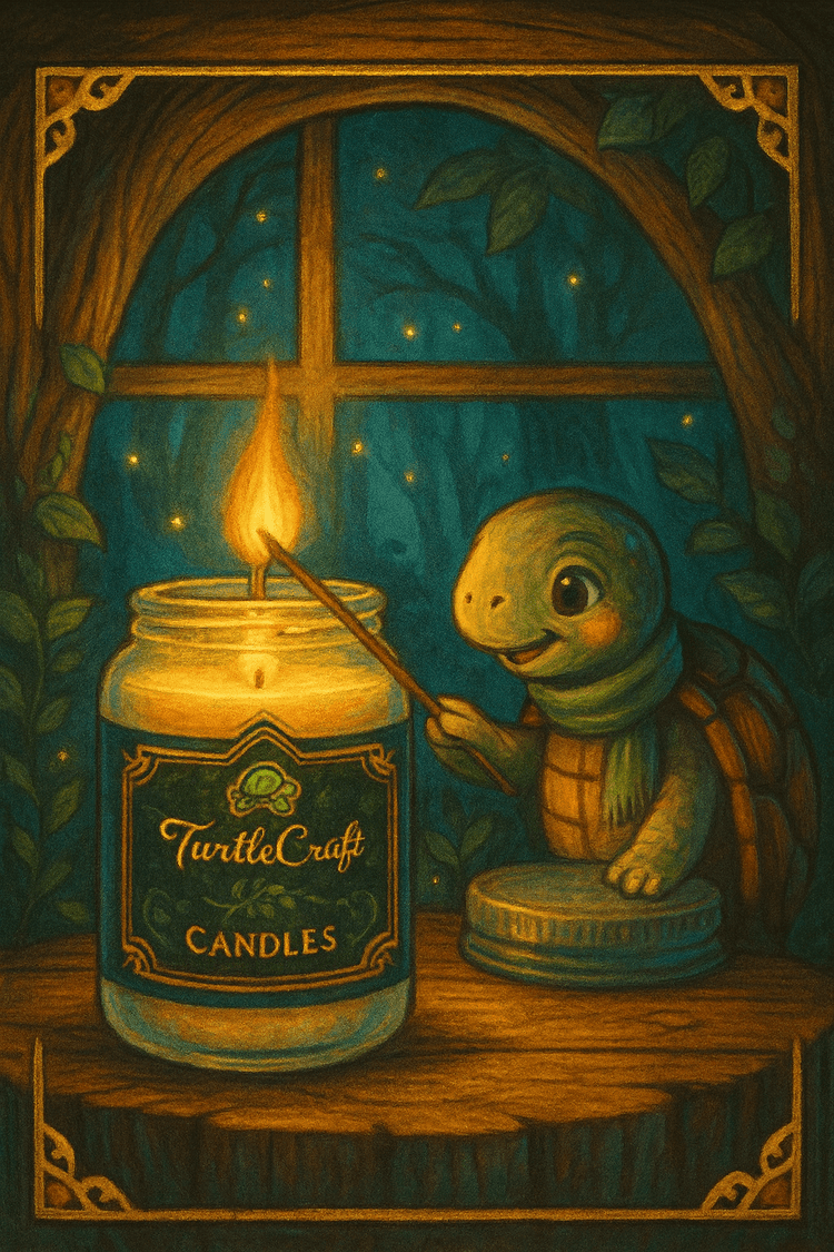 TurtleCraft Candles offers a diverse selection of handcrafted artisan candles made with premium ingredients