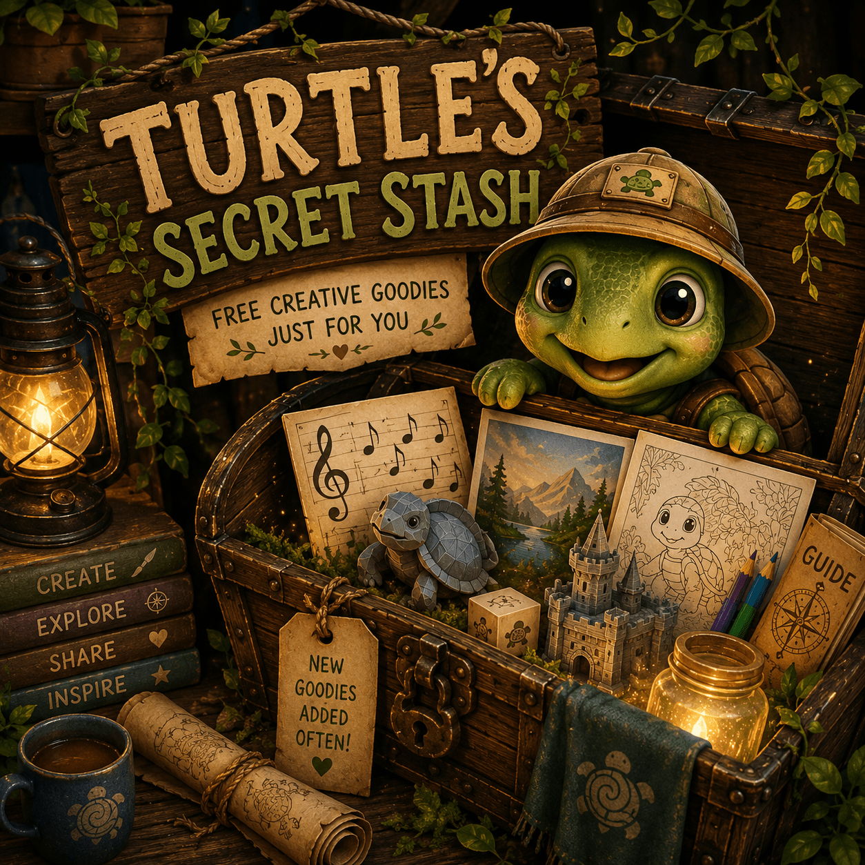 Turtle's Secret Stash - TurtleCraft Studio