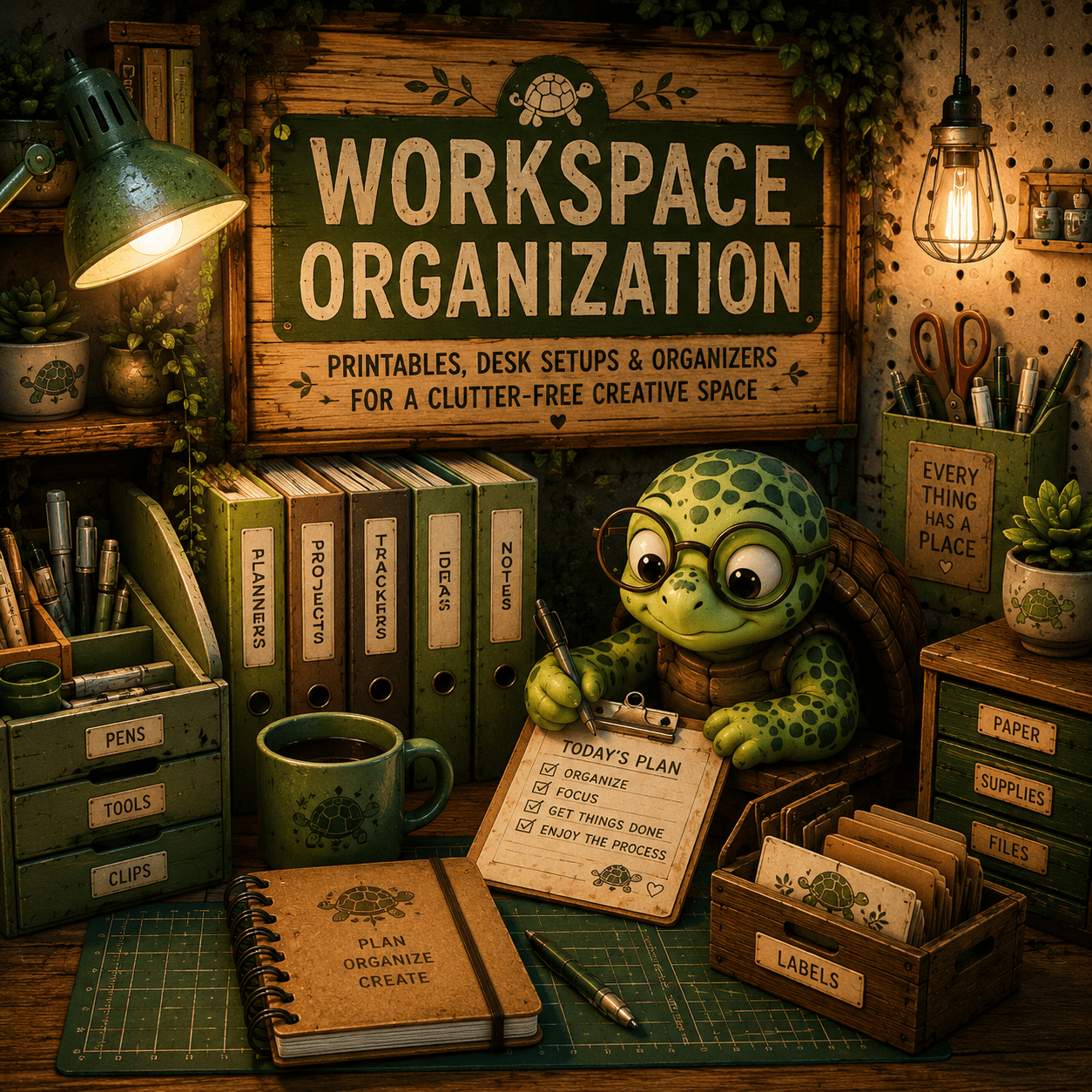 Workspace Organization - TurtleCraft Studio
