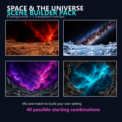 Space & The Universe Scene Builder Pack