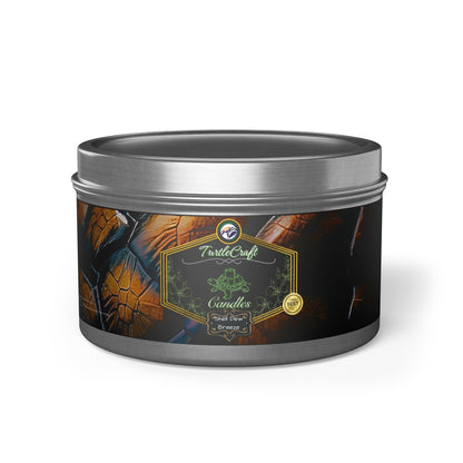 TurtleCraft Candles | "Shell Dew Breeze" Scented Tin Candles