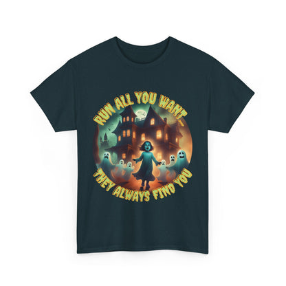 TurtleCraft Creations | "They Always Find You" Halloween T-Shirt