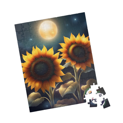 "Celestial Sunflowers" Puzzle | TurtleCraft Creations