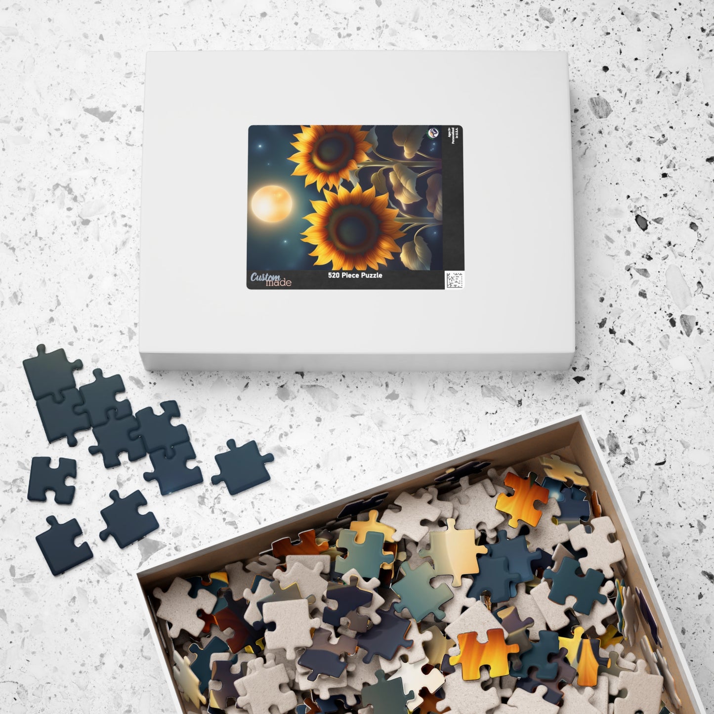 "Celestial Sunflowers" Puzzle | TurtleCraft Creations