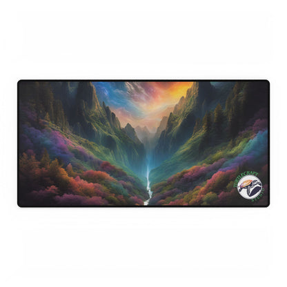 TurtleCraft Brand | "Parted Mountains" TurtlePad | Desk Mat