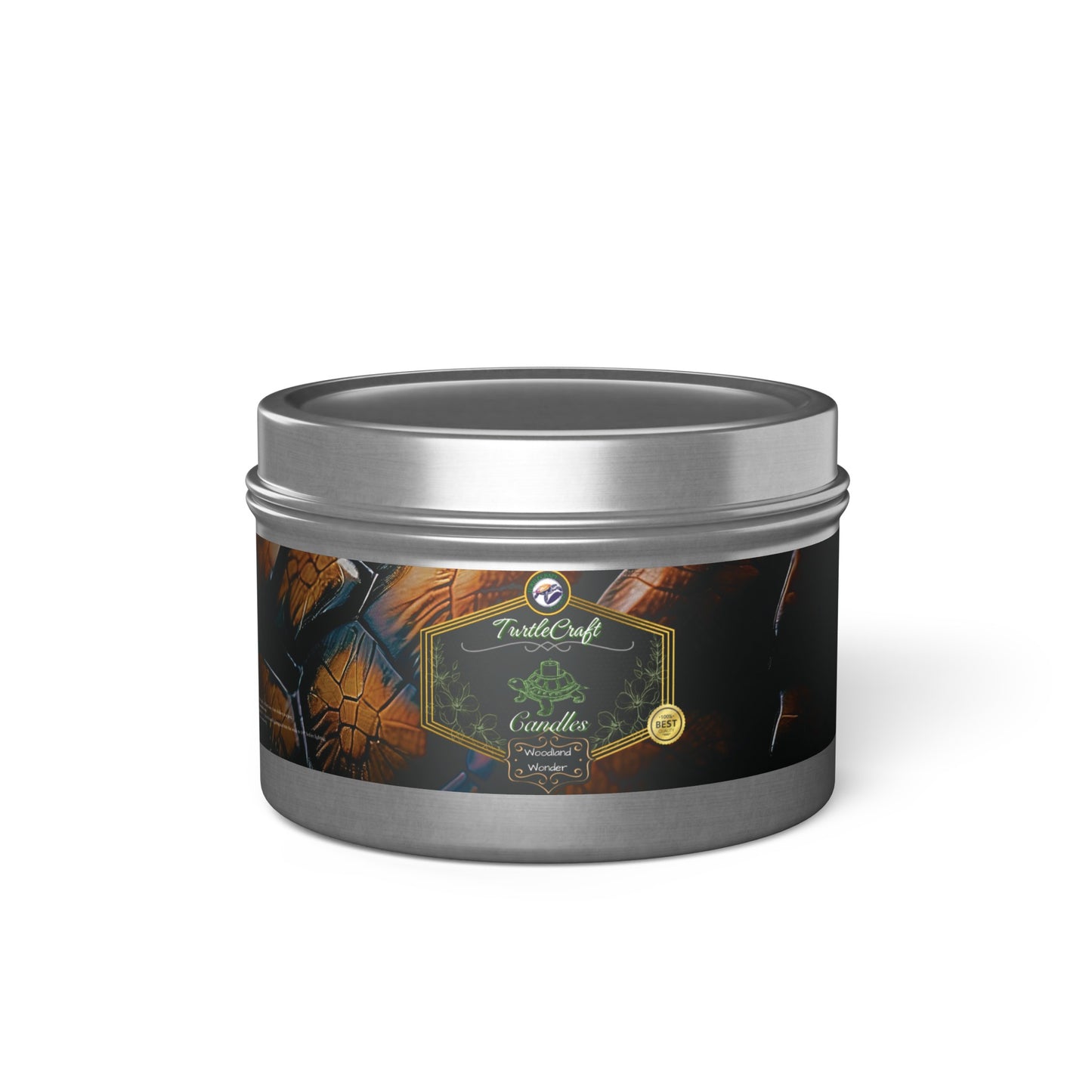 TurtleCraft Candles | "Woodland Wonder" Scented Tin Candles