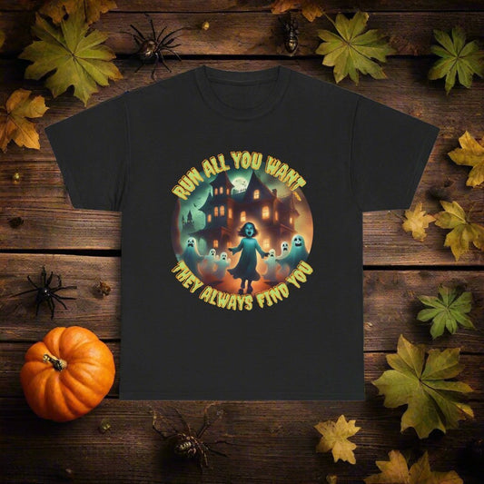 TurtleCraft Creations | "They Always Find You" Halloween T-Shirt