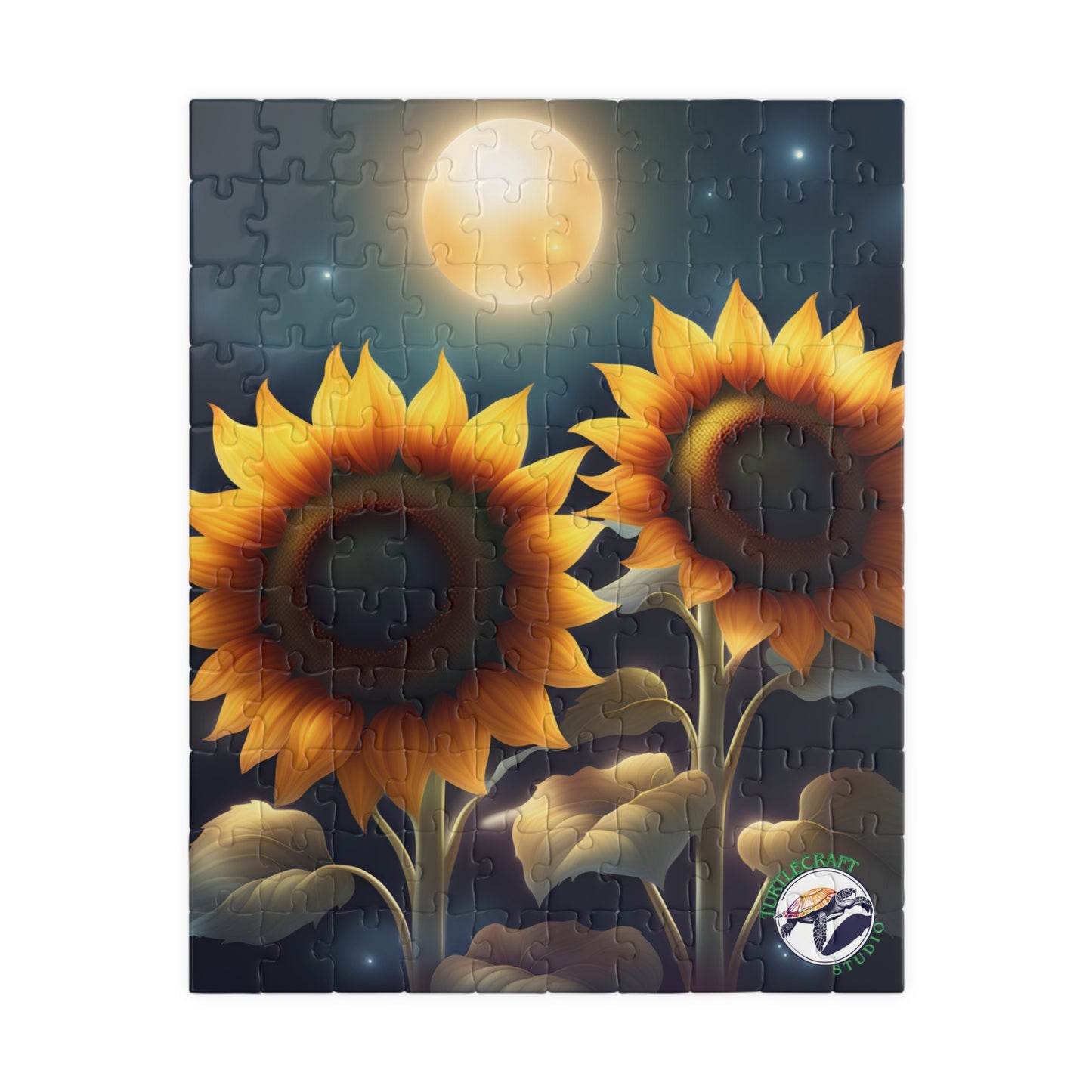 "Celestial Sunflowers" Puzzle | TurtleCraft Creations