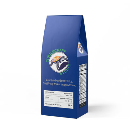 TurtleCraft Brand "Midnight Snapper" Coffee Blend (Dark French Roast)