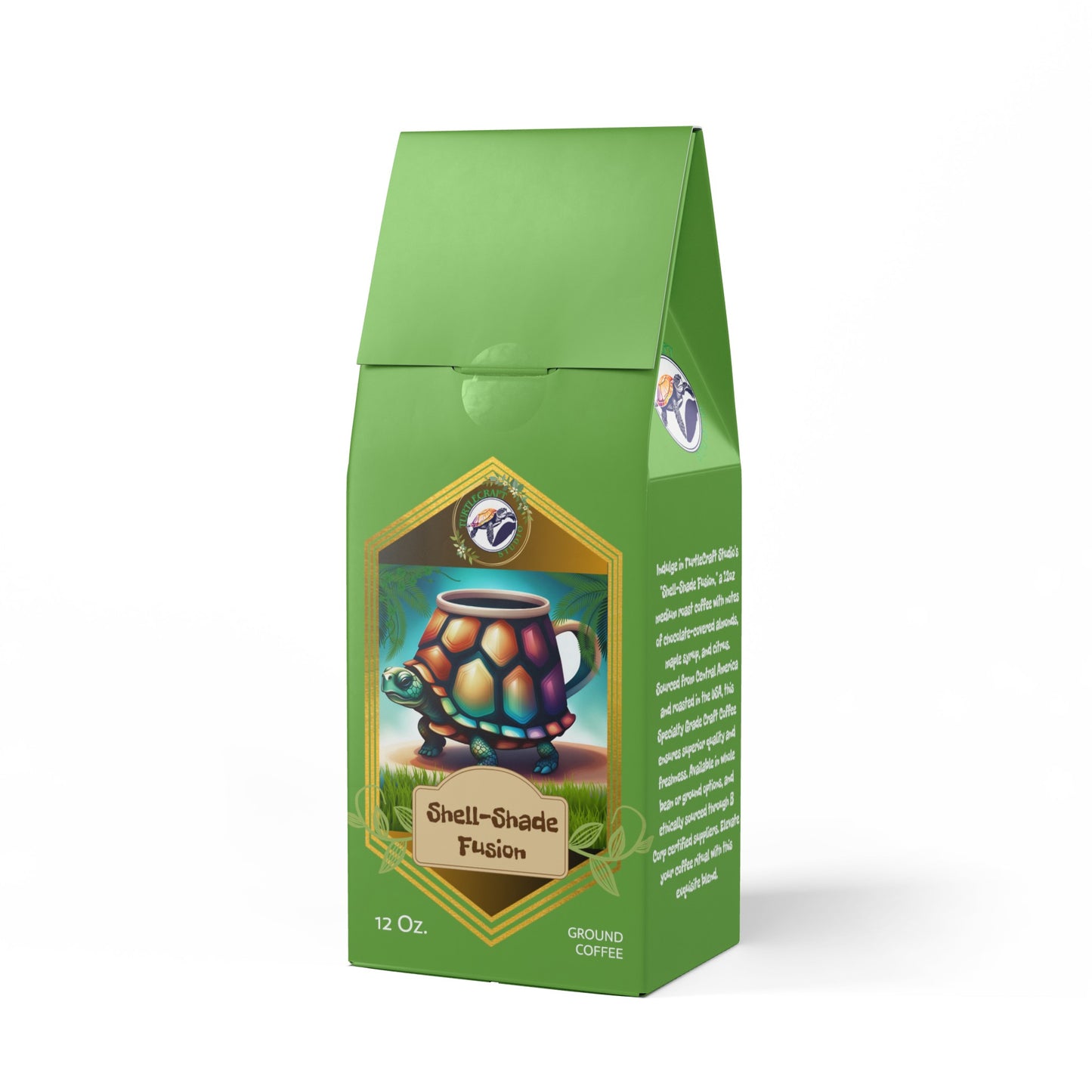 TurtleCraft Brand | "Shell-Shade Fusion" Coffee Blend (Medium Roast)