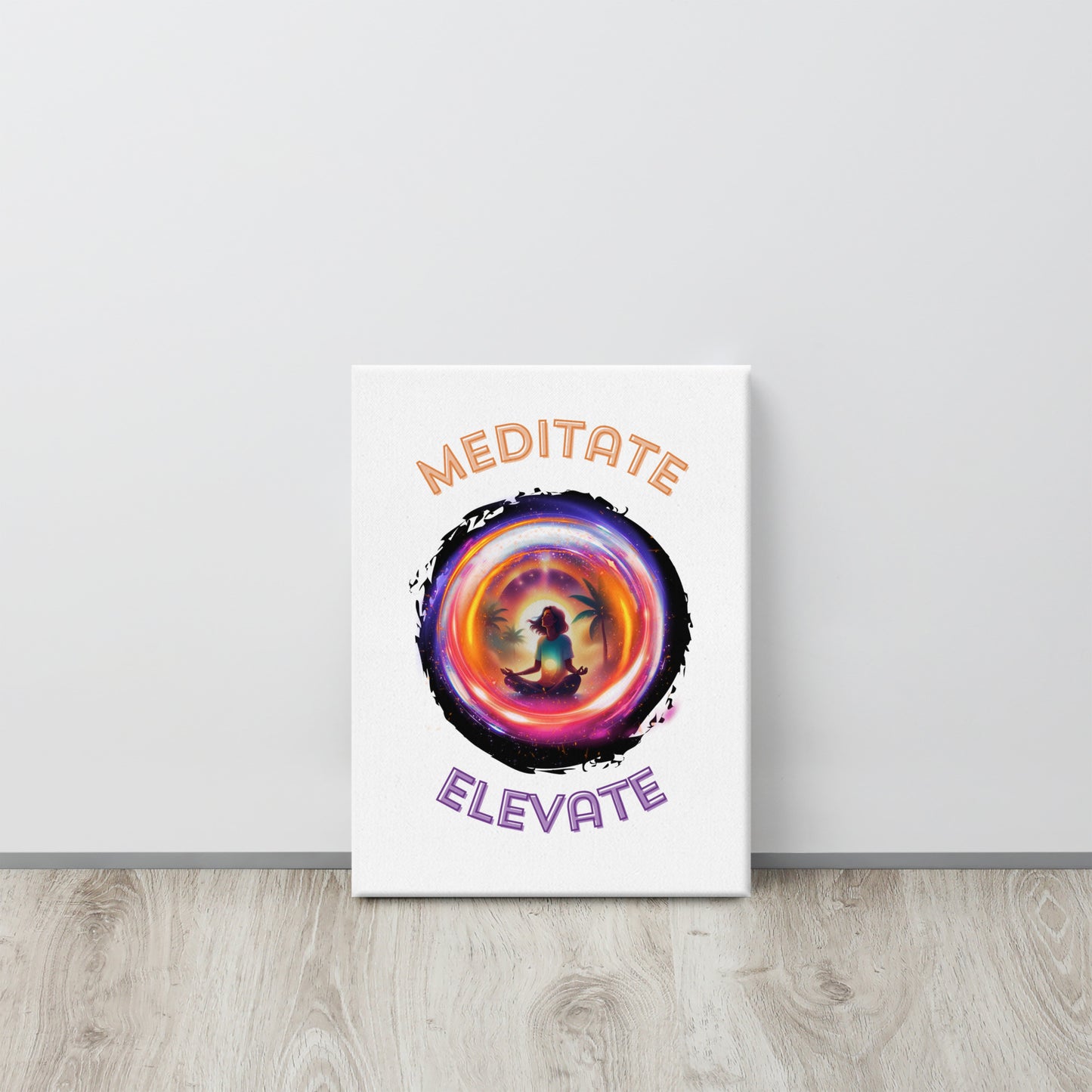 TurtleCraft Live Creations | "Meditate/Elevate" Canvas