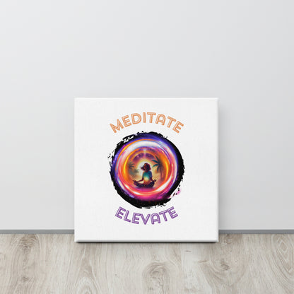 TurtleCraft Live Creations | "Meditate/Elevate" Canvas