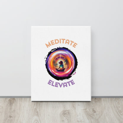 TurtleCraft Live Creations | "Meditate/Elevate" Canvas