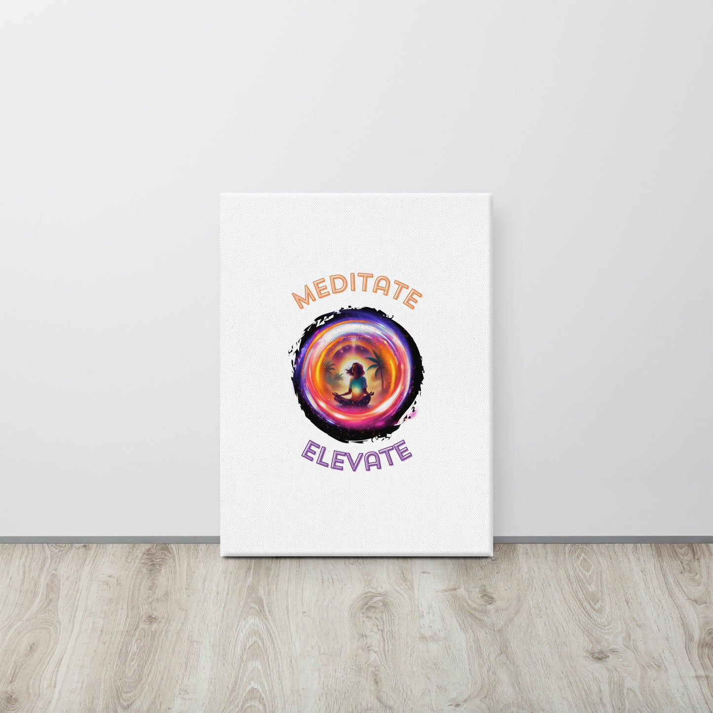 TurtleCraft Live Creations | "Meditate/Elevate" Canvas