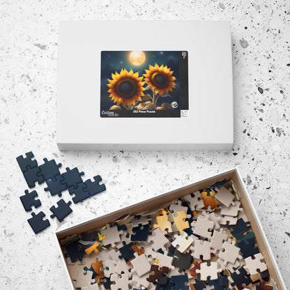 "Celestial Sunflowers" Puzzle | TurtleCraft Creations - TurtleCraft Studio | TurtleCraft Studio