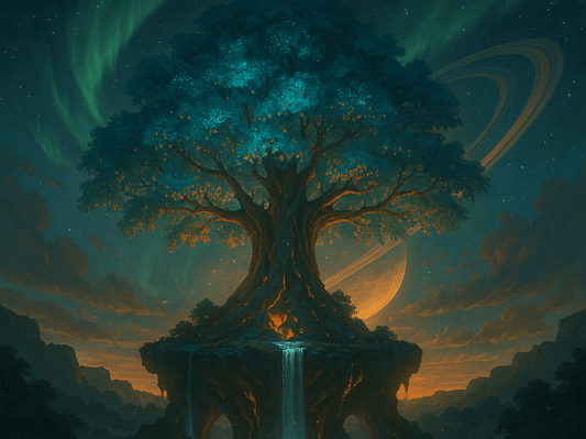 Celestial Worldtree — Wallpaper Pack (Desktop, Tablet & Mobile) - TurtleCraft Studio | TurtleCraft Studio