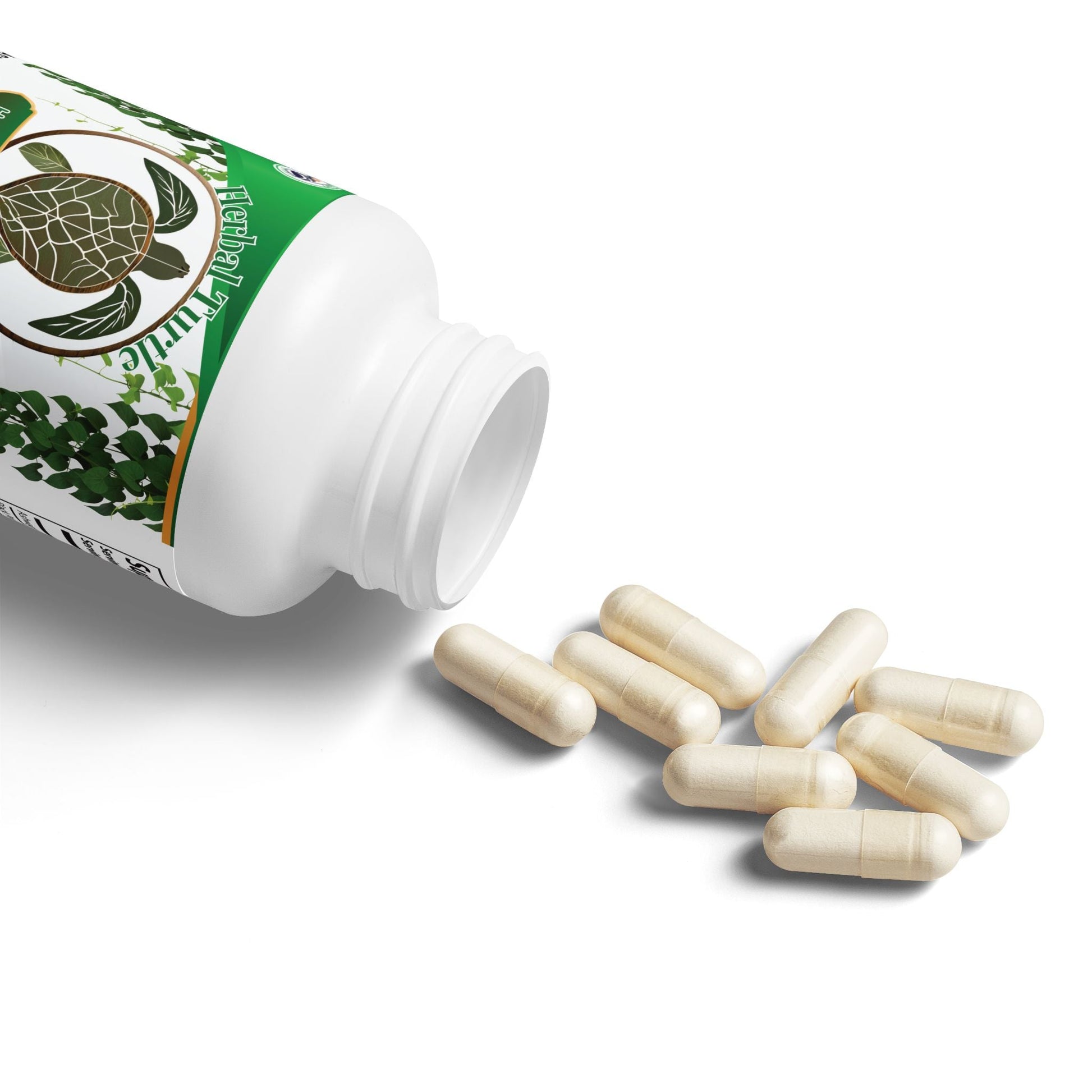 Herbal Turtle: Ashwagandha and Black Pepper Supplement (60 capsules) - TurtleCraft Studio | TurtleCraft Studio