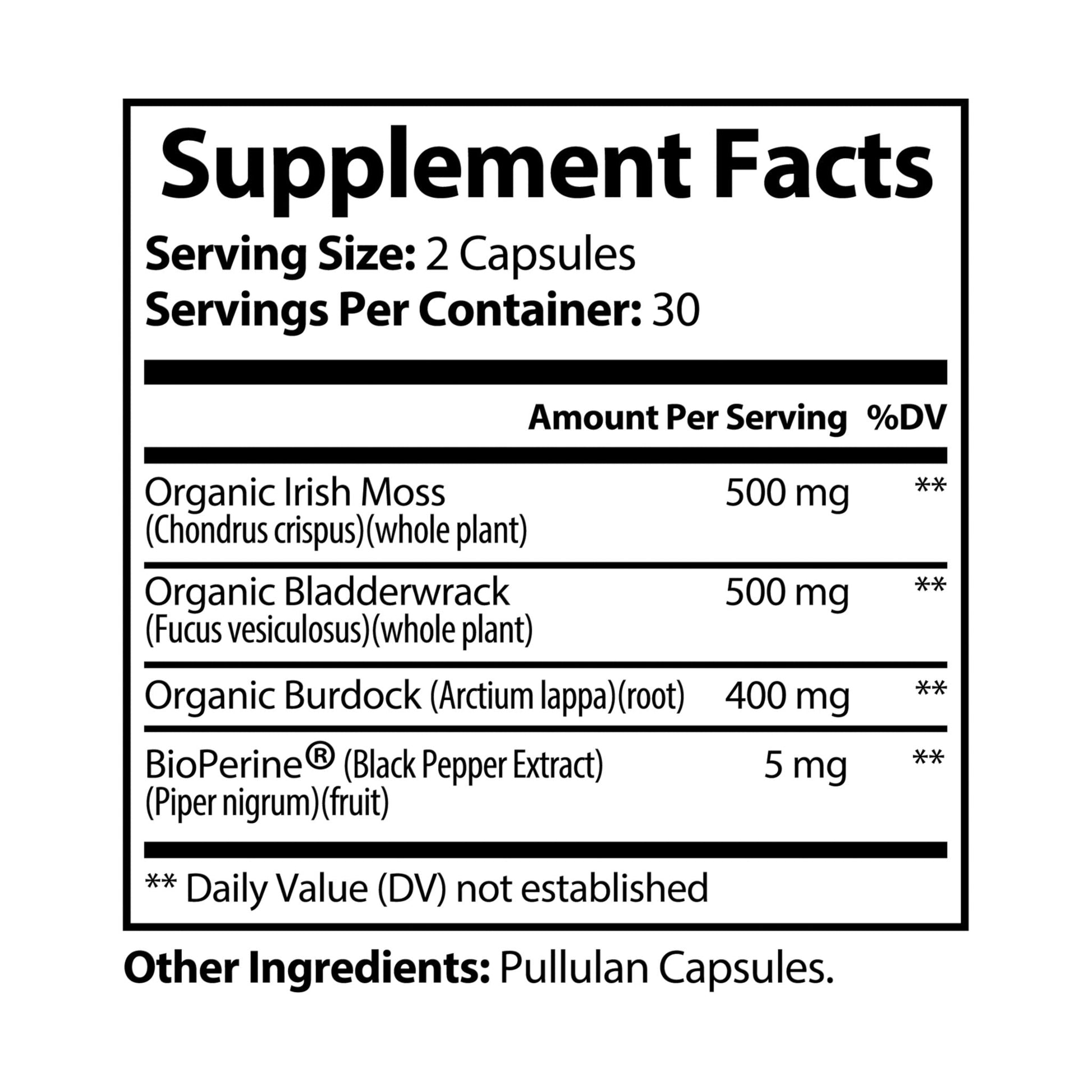 Herbal Turtle: Ocean Essence Sea Moss Complex – 60 Capsules - TurtleCraft Studio | TurtleCraft Studio