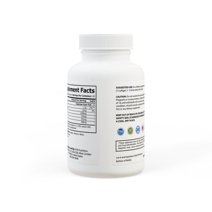 Herbal Turtle: Ocean Vitality Omega - 3 Fish Oil – 60 Softgels - TurtleCraft Studio | TurtleCraft Studio