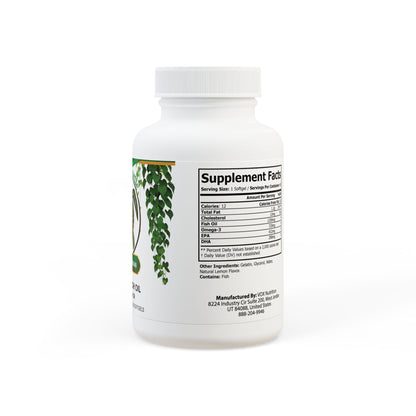 Herbal Turtle: Ocean Vitality Omega - 3 Fish Oil – 60 Softgels - TurtleCraft Studio | TurtleCraft Studio